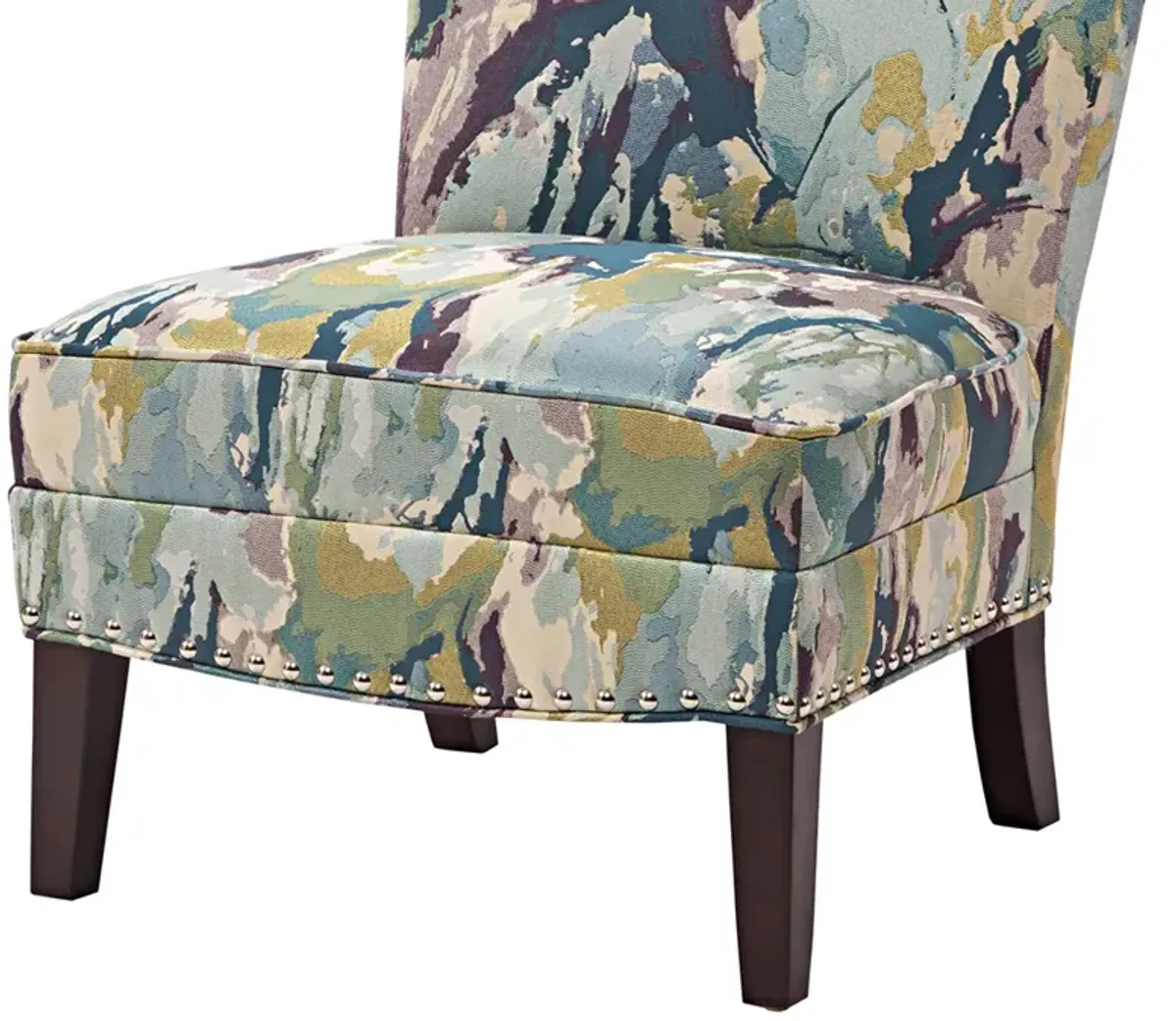 Madison Park Hayden Multi Slipper Accent Chair