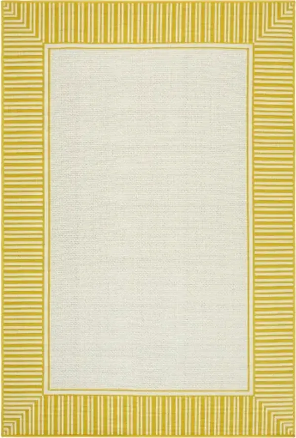Alfresco ALF-9694 3'7" x 5'7" Machine Woven Rug