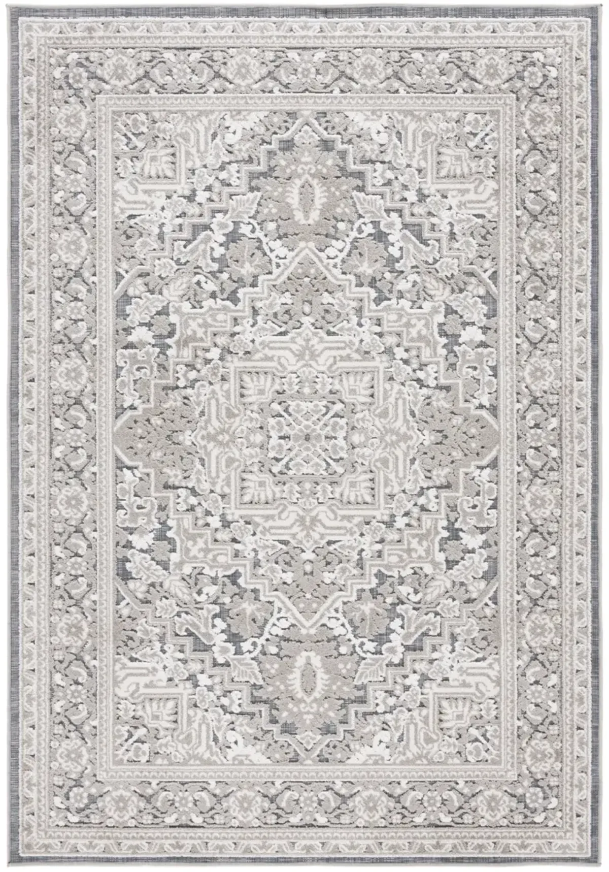 CABANA 636 GREY  5'-3' x 7'-6' Medium Rectangle Rug