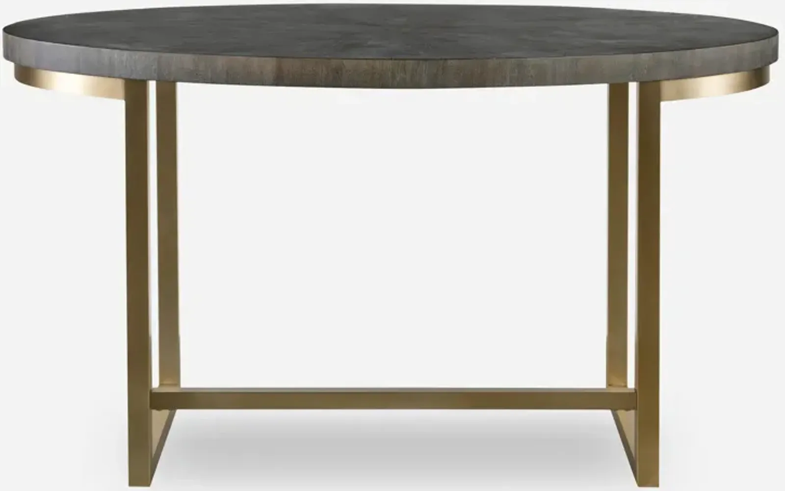 Taja Walnut Oval Desk