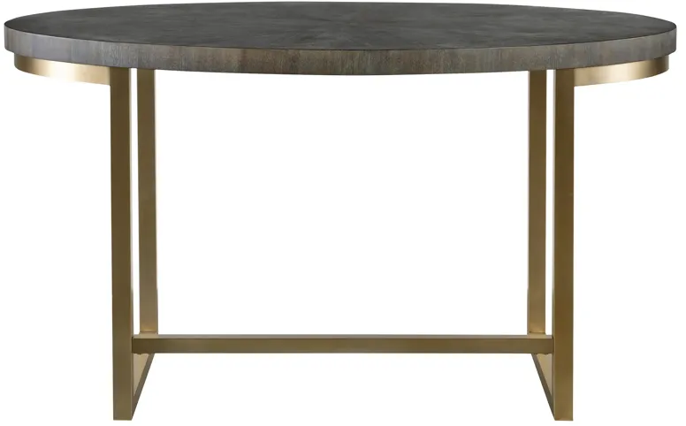 Taja Walnut Oval Desk