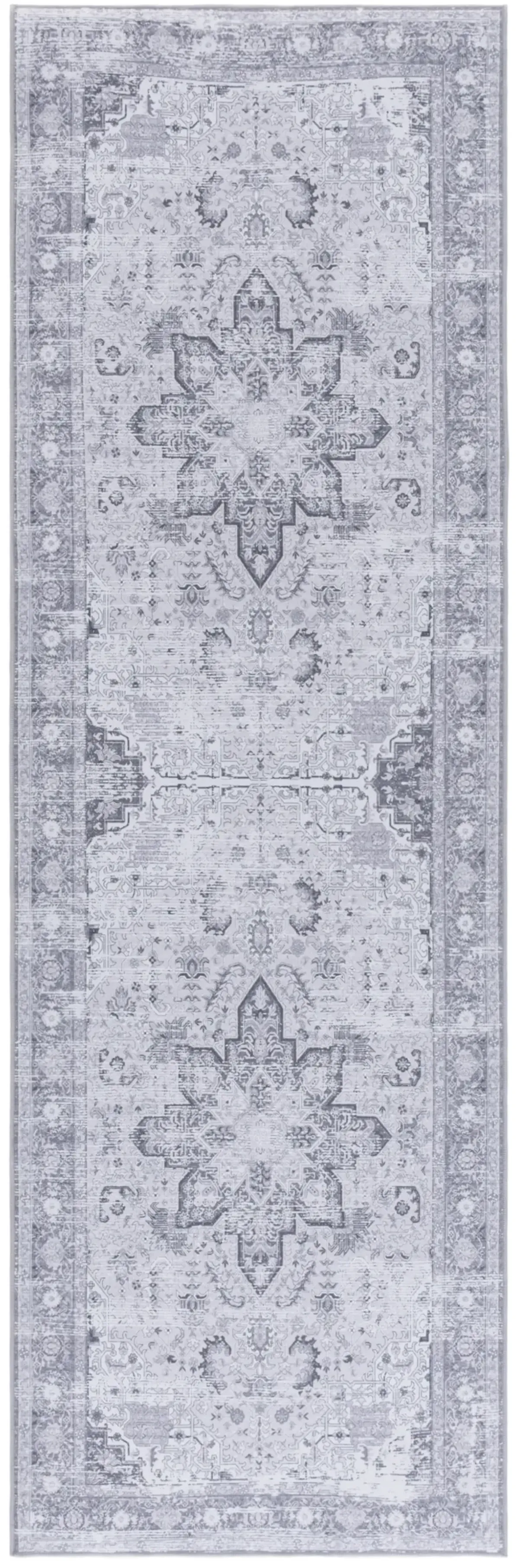 TUCSON 113 M/W S/R DARK GREY  2'-6' x 8' Runner Rug