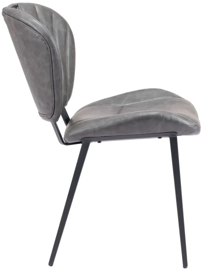 Terrence Dining Chair (Set of 2) Vintage Gray