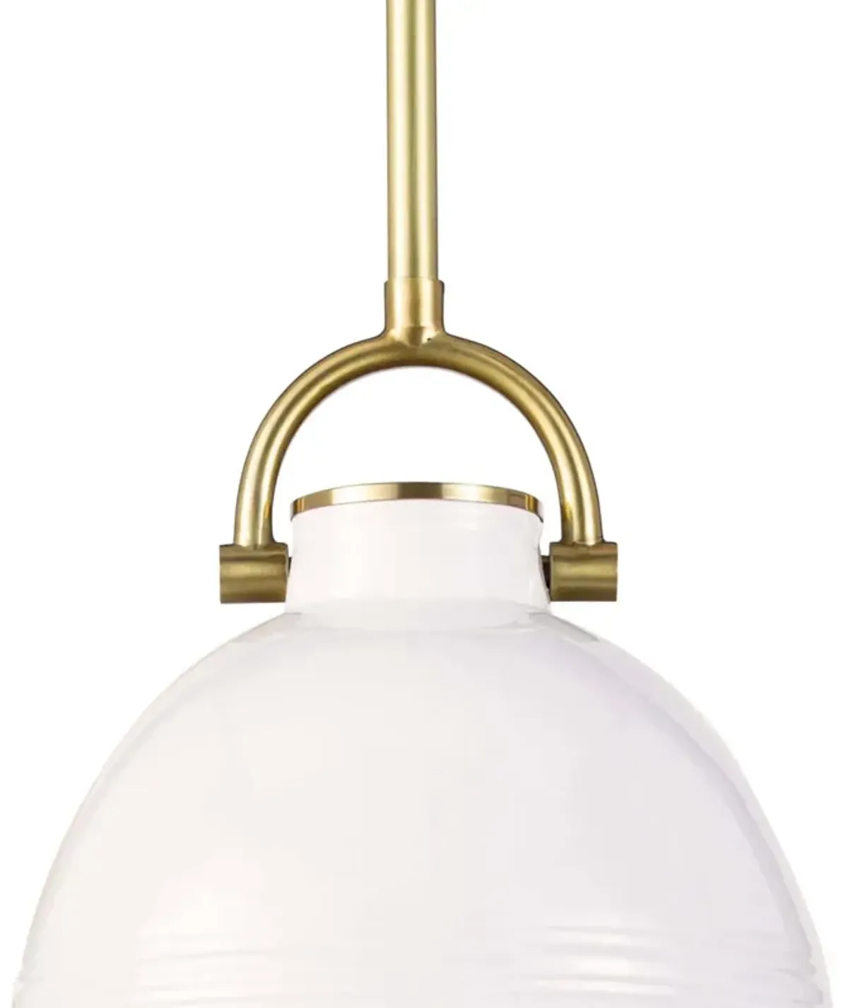 Eloise Ceramic Pendant Small (White)