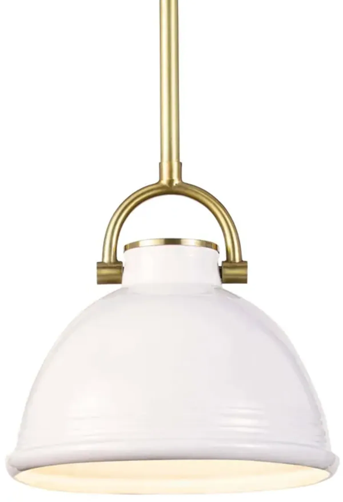 Eloise Ceramic Pendant Small (White)