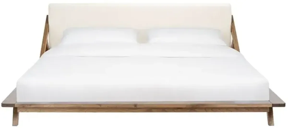 DEVYN WOOD PLATFORM BED