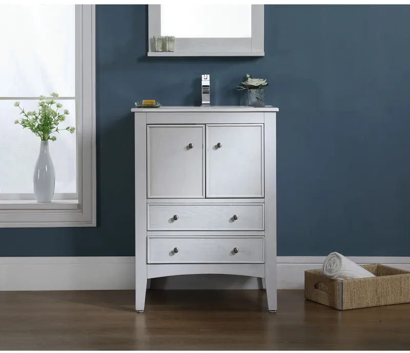 Kent 24-inch Vanity - Whitewash