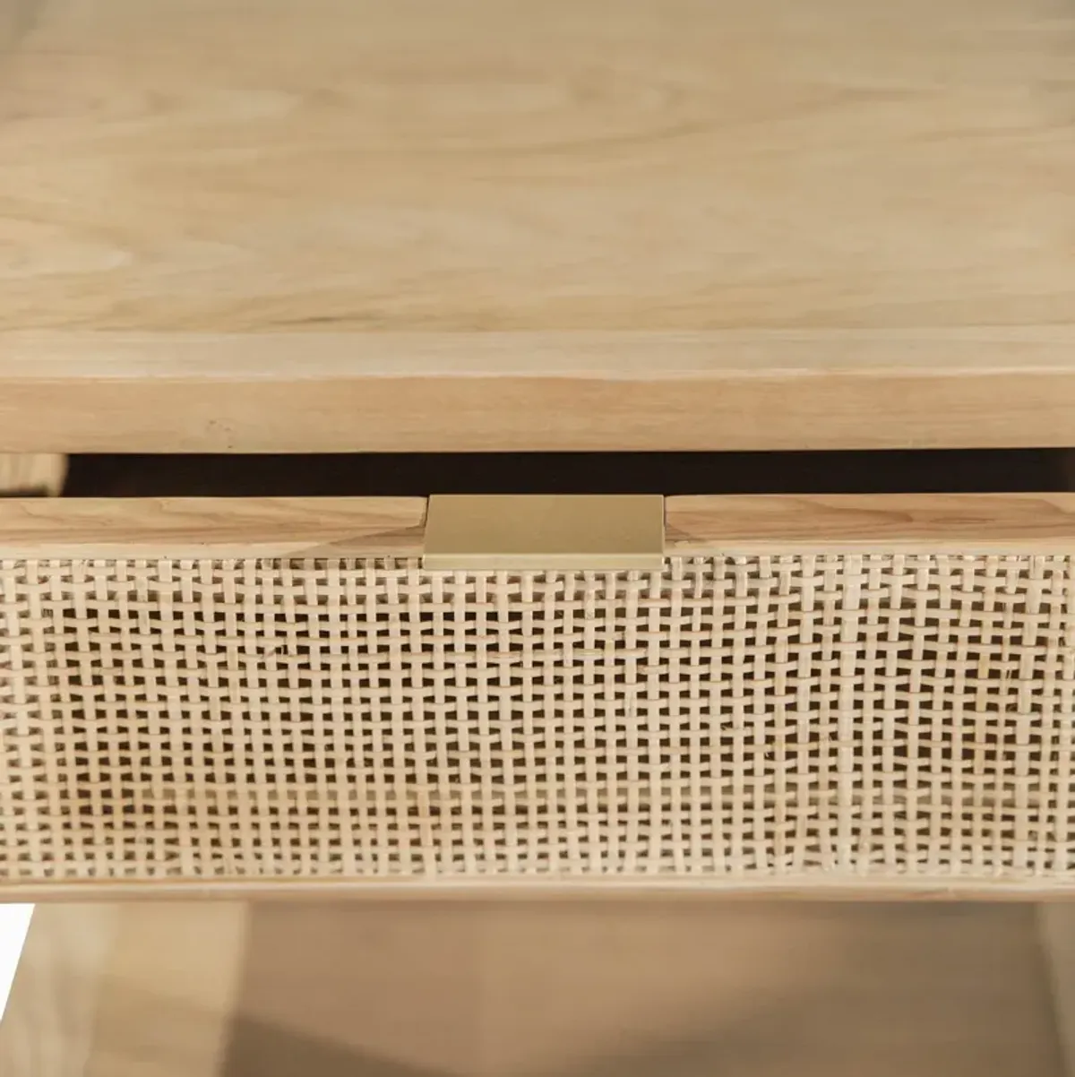 Rattan Side Table - Natural