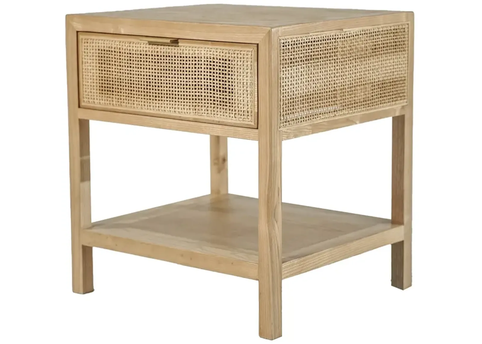 Rattan Side Table - Natural