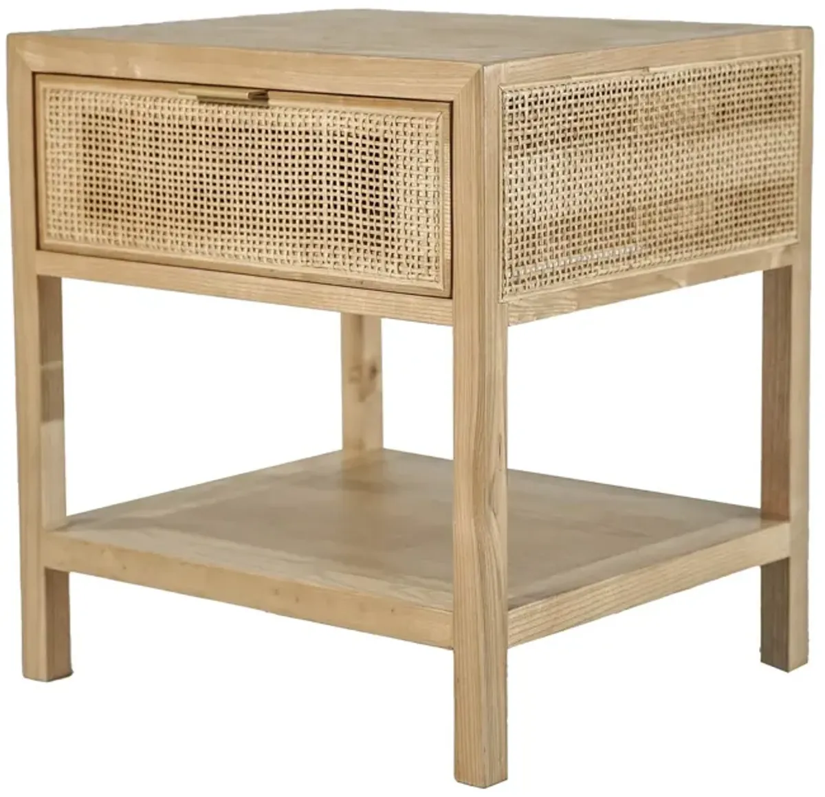 Rattan Side Table - Natural