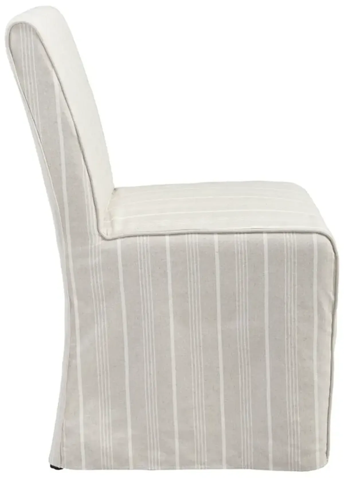 Amaya Upholstered Dining Chair Beige Set of 2