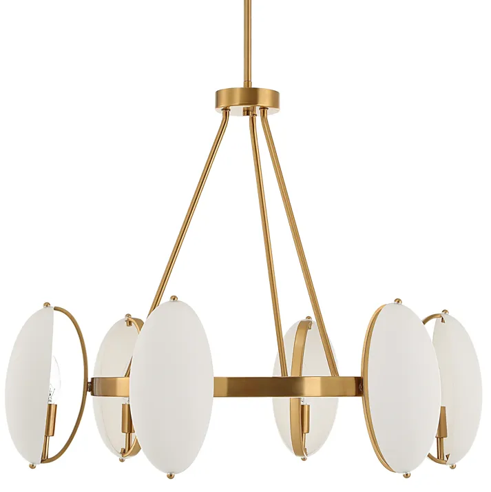 Oviform 6 Light Round Chandelier