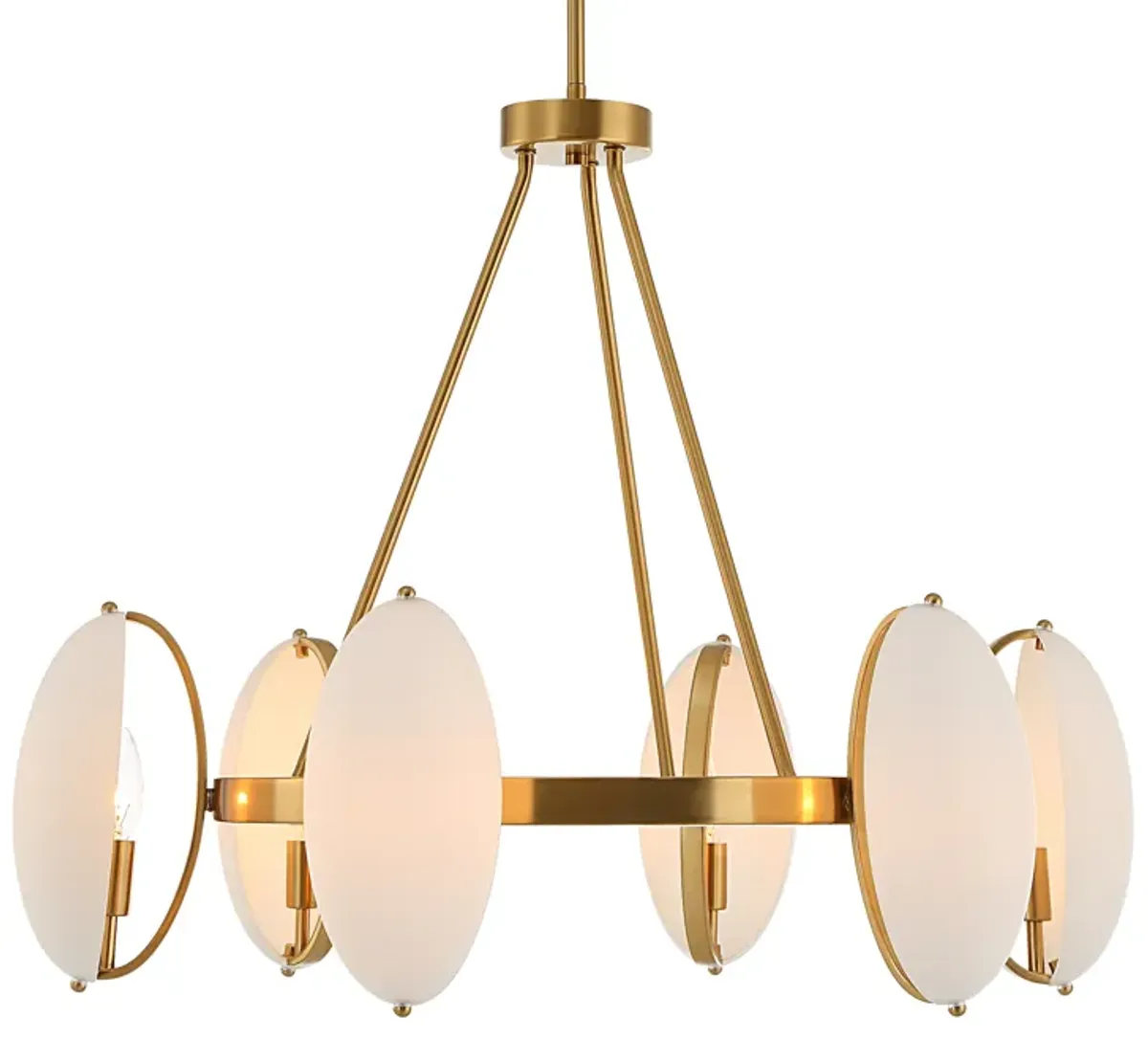 Oviform 6 Light Round Chandelier