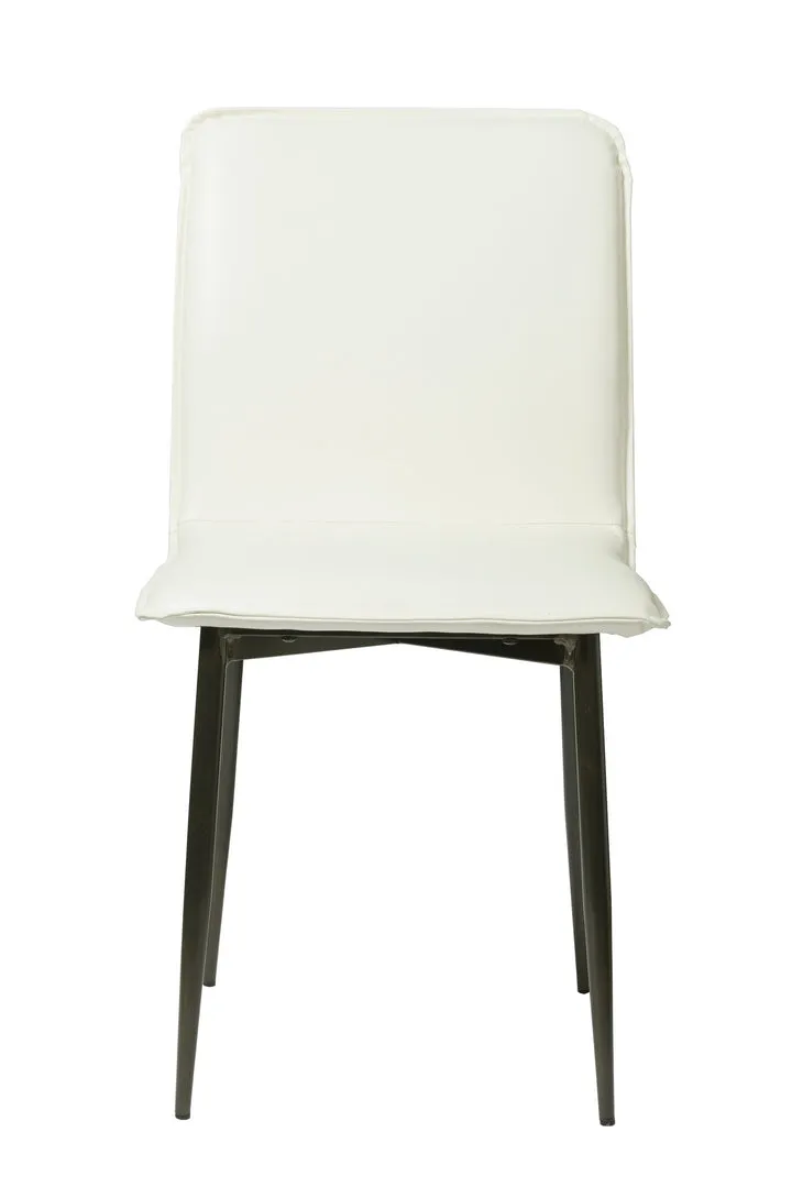 Luca Side Chairs - Fox White (Set of 2 Chairs)