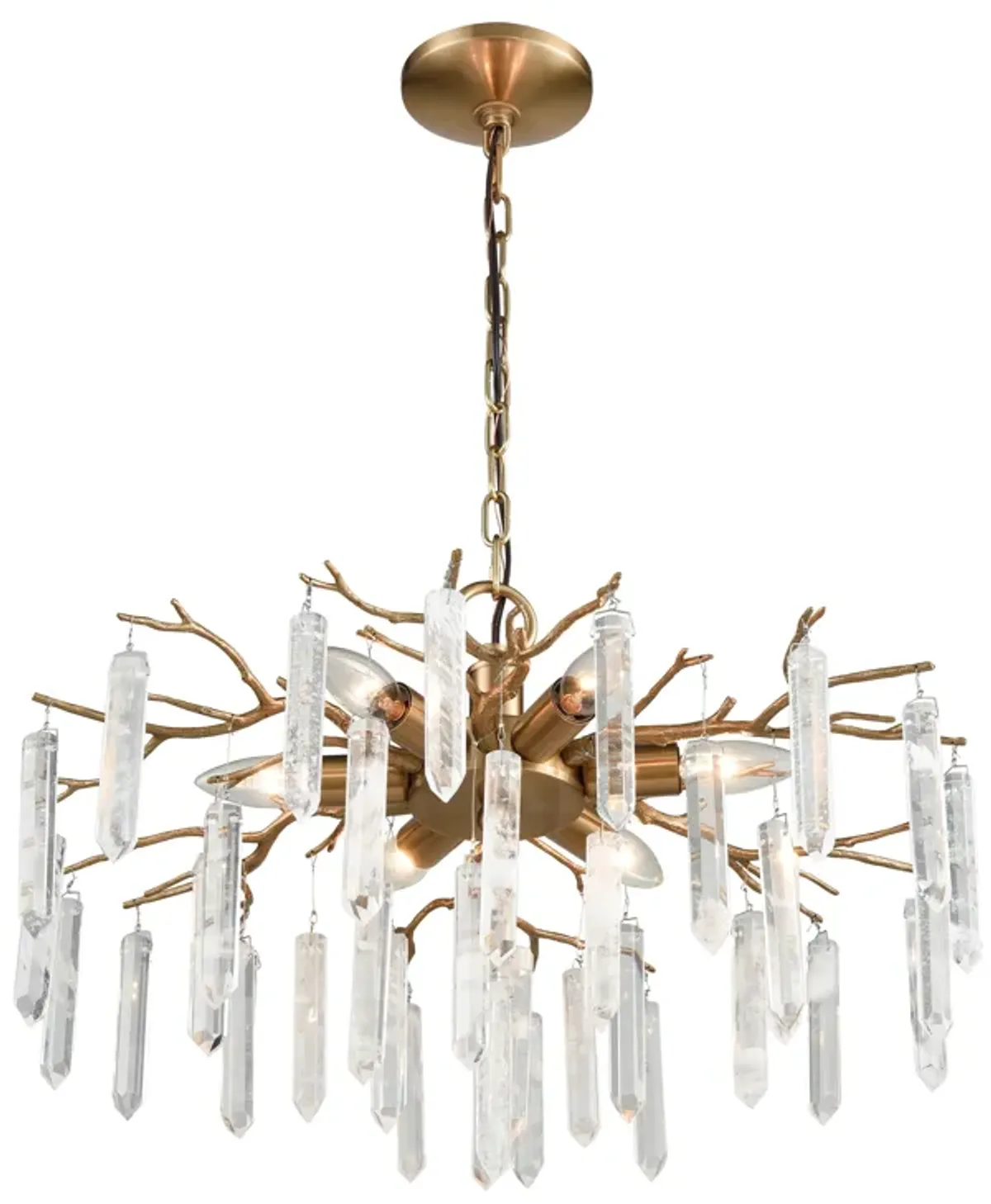 Kvist 22" Wide 6-Light Chandelier - Cafe Bronze