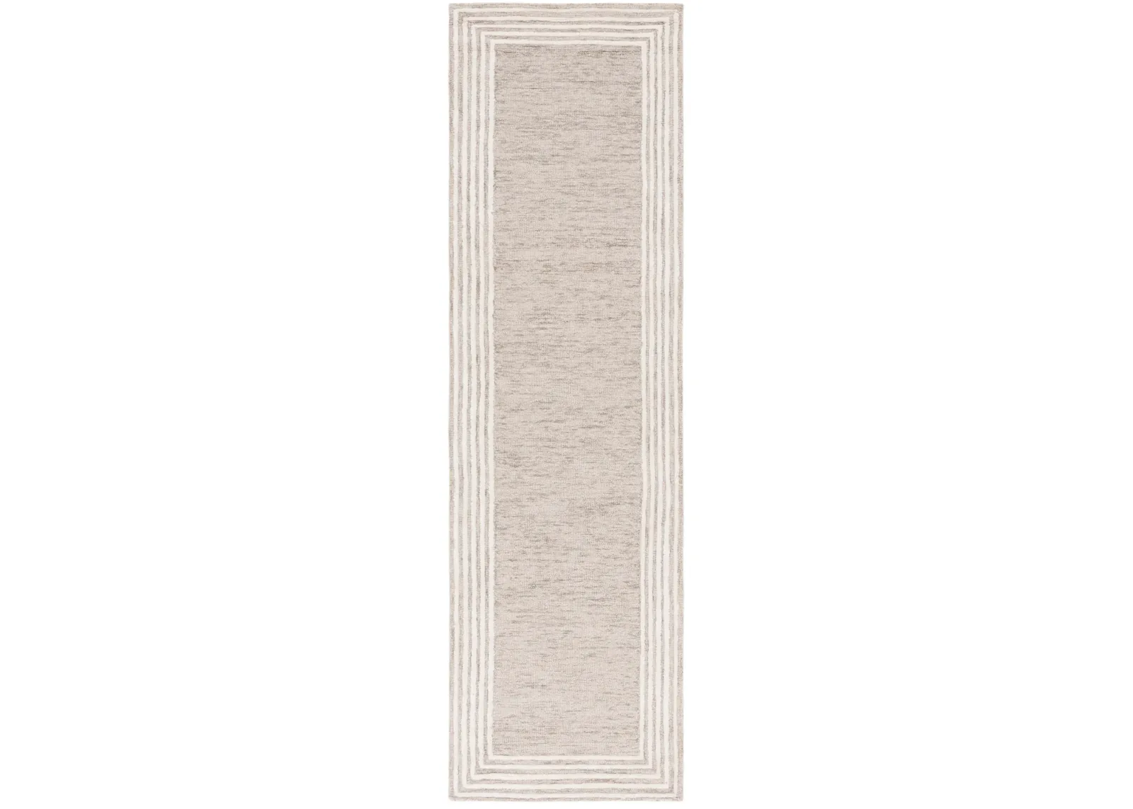 ABSTRACT 464 BEIGE  2'-3' x 8' Runner Rug