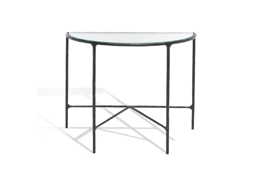 Jessa Forged Metal Console Table