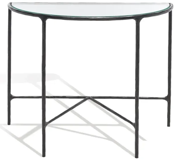 Jessa Forged Metal Console Table