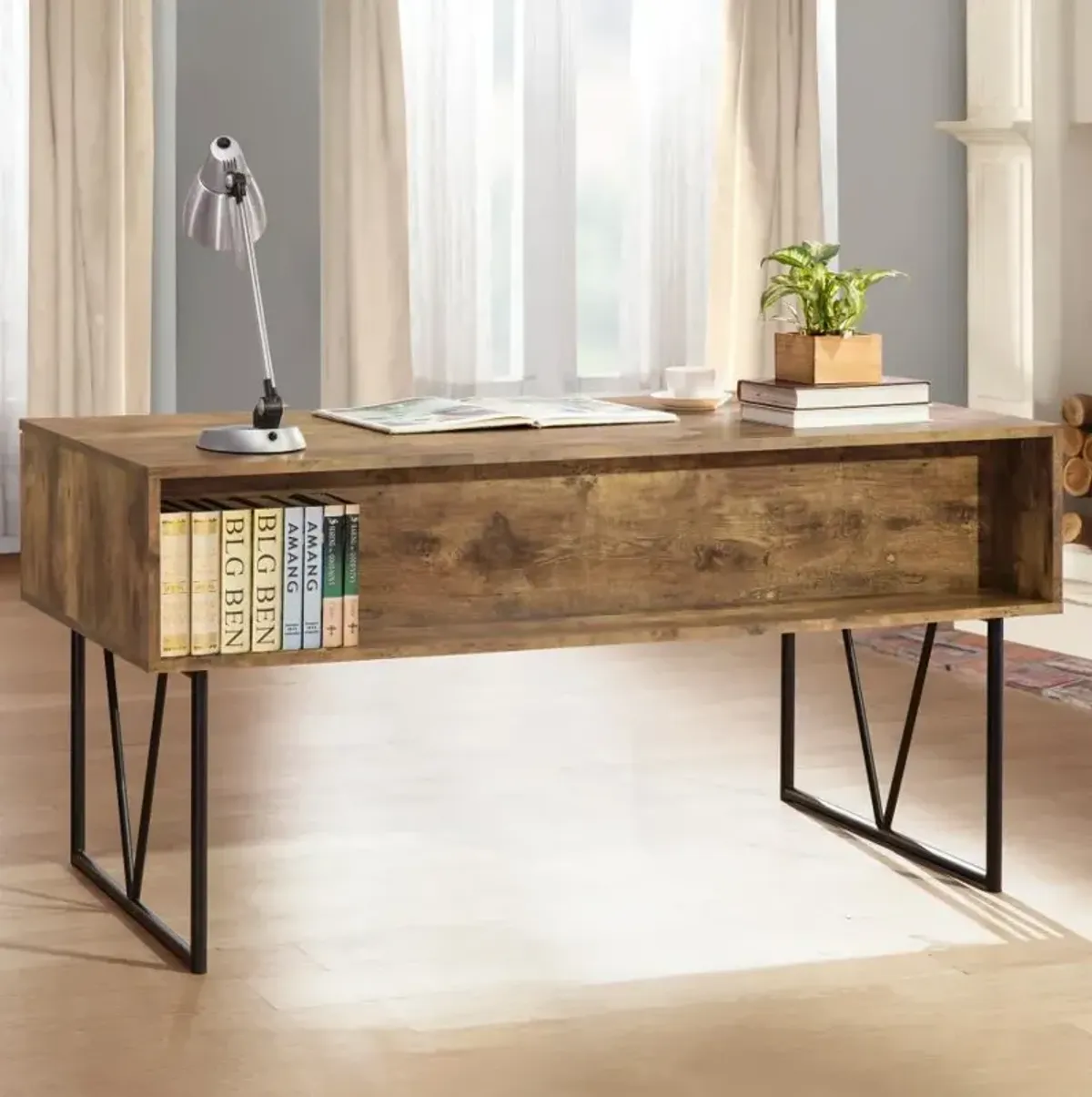 Belfield 4-Drawer Writing Desk