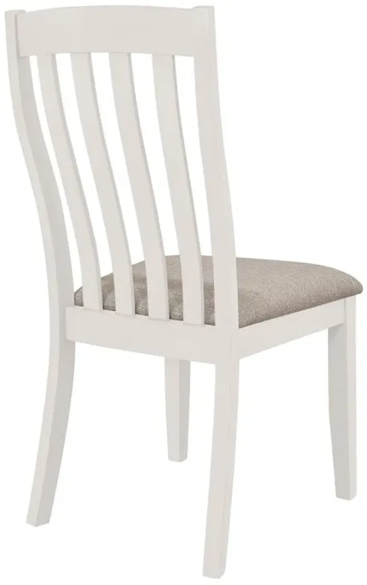 Nogales Vertical Slat Back Dining Side Chair Off White (Set of 2)