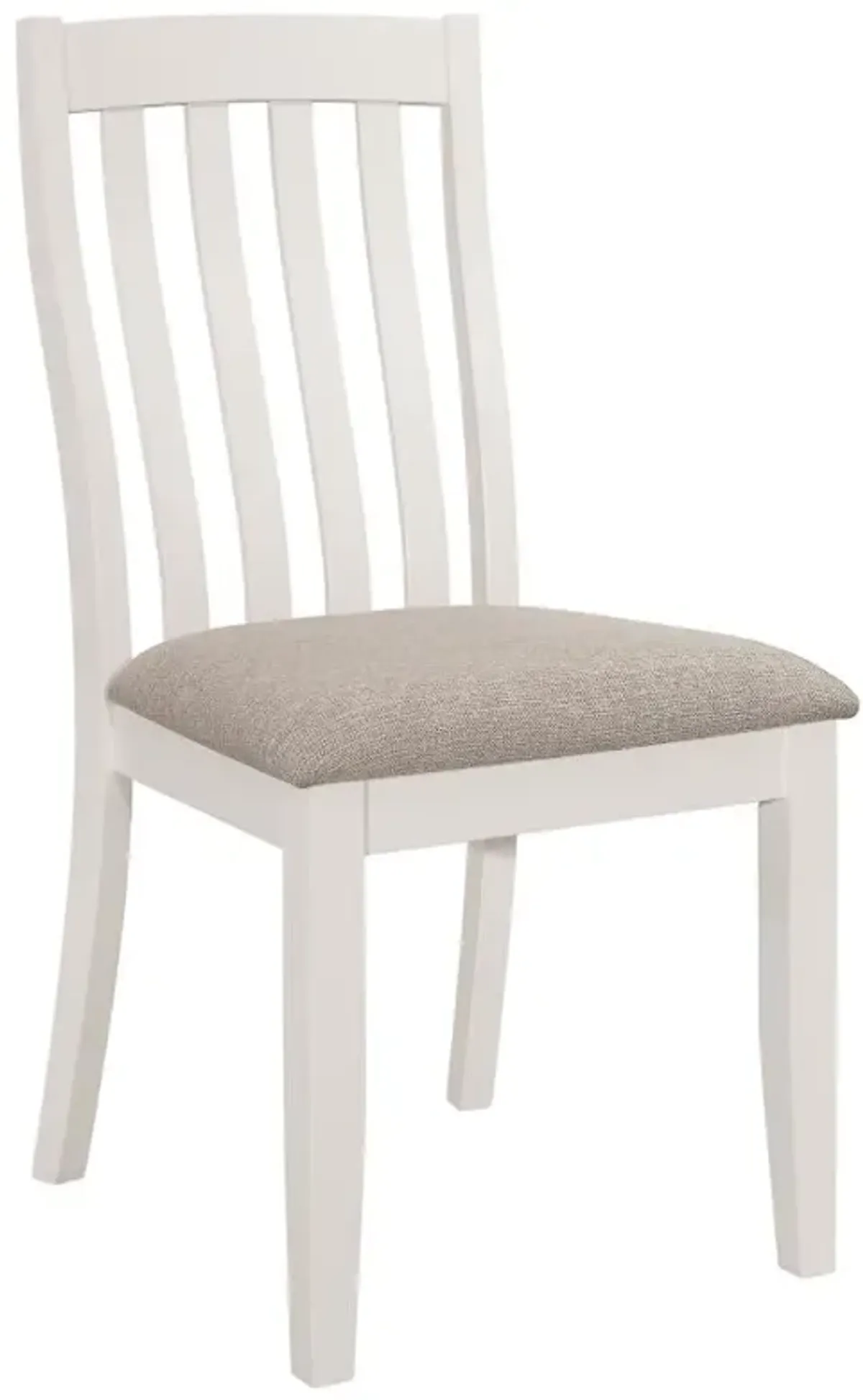 Nogales Vertical Slat Back Dining Side Chair Off White (Set of 2)