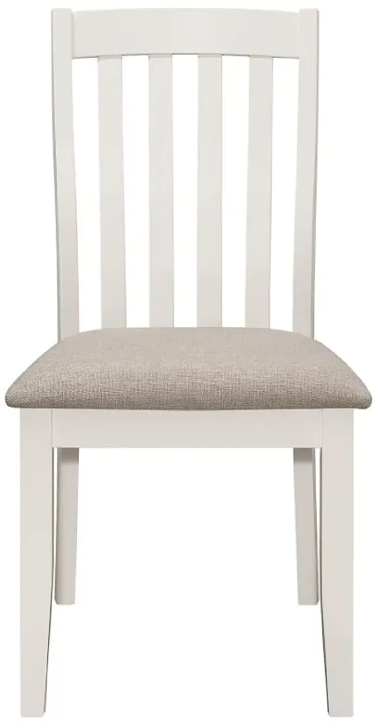 Nogales Vertical Slat Back Dining Side Chair Off White (Set of 2)