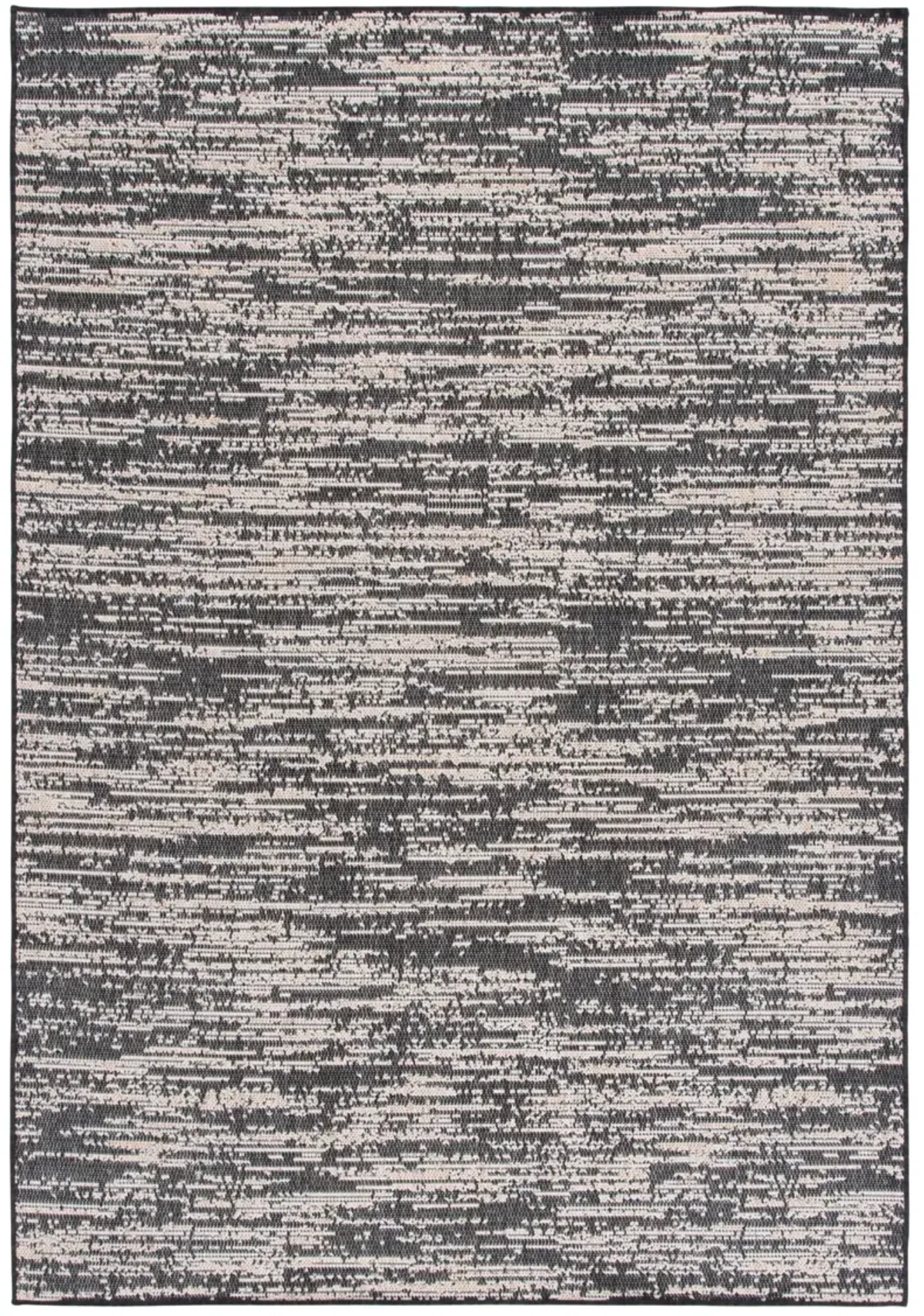 BEACH HOUSE 424 BLACK  4' x 6' Small Rectangle Rug