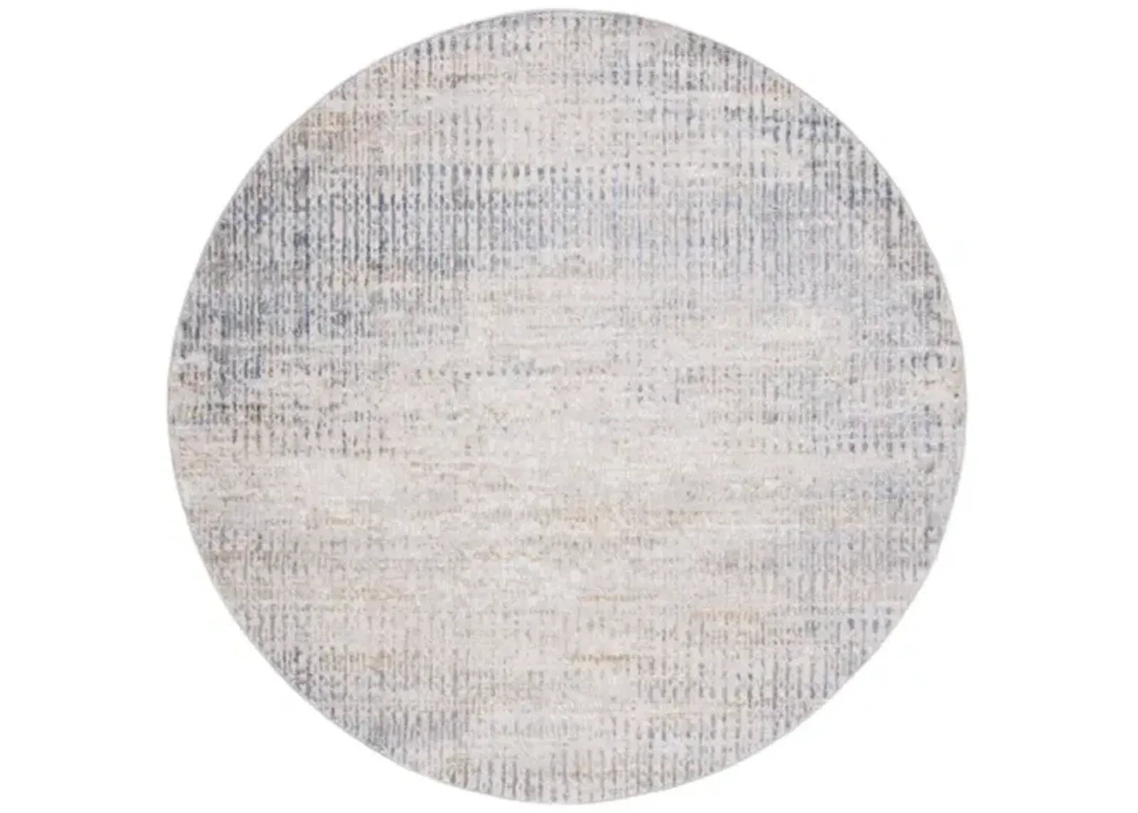 PALMA 356 Blue 6'-7' X 6'-7' Round Round Rug