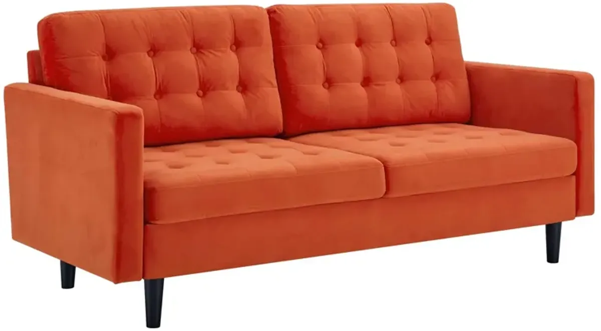 Exalt Tufted Performance Velvet Sofa