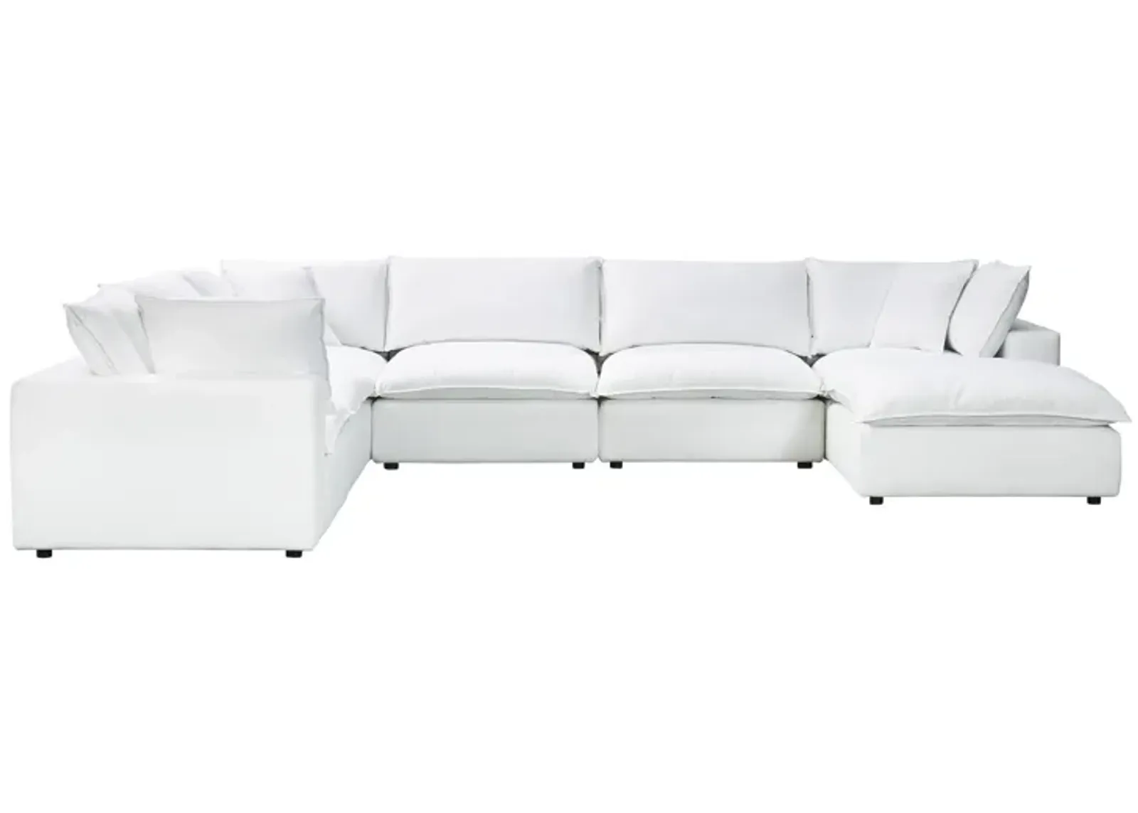 Cali Pearl Modular Large Chaise Sectional