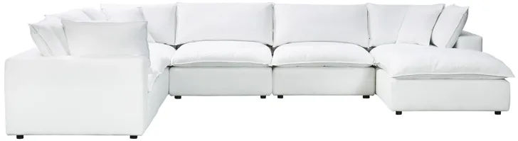 Cali Pearl Modular Large Chaise Sectional