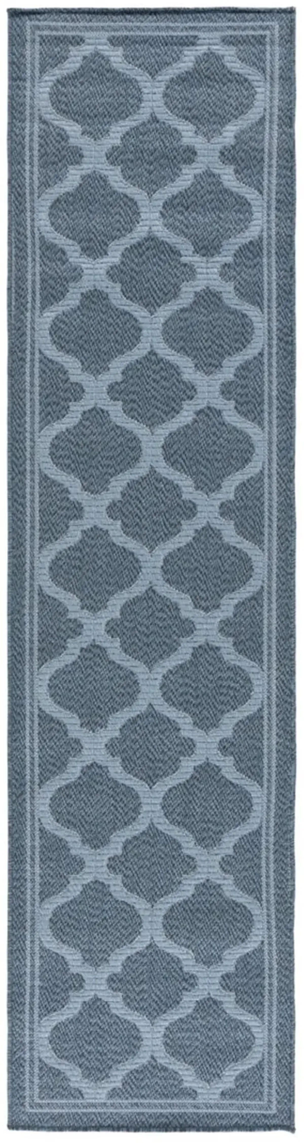 BERMUDA 810 Blue 2' X 8' Runner Rug