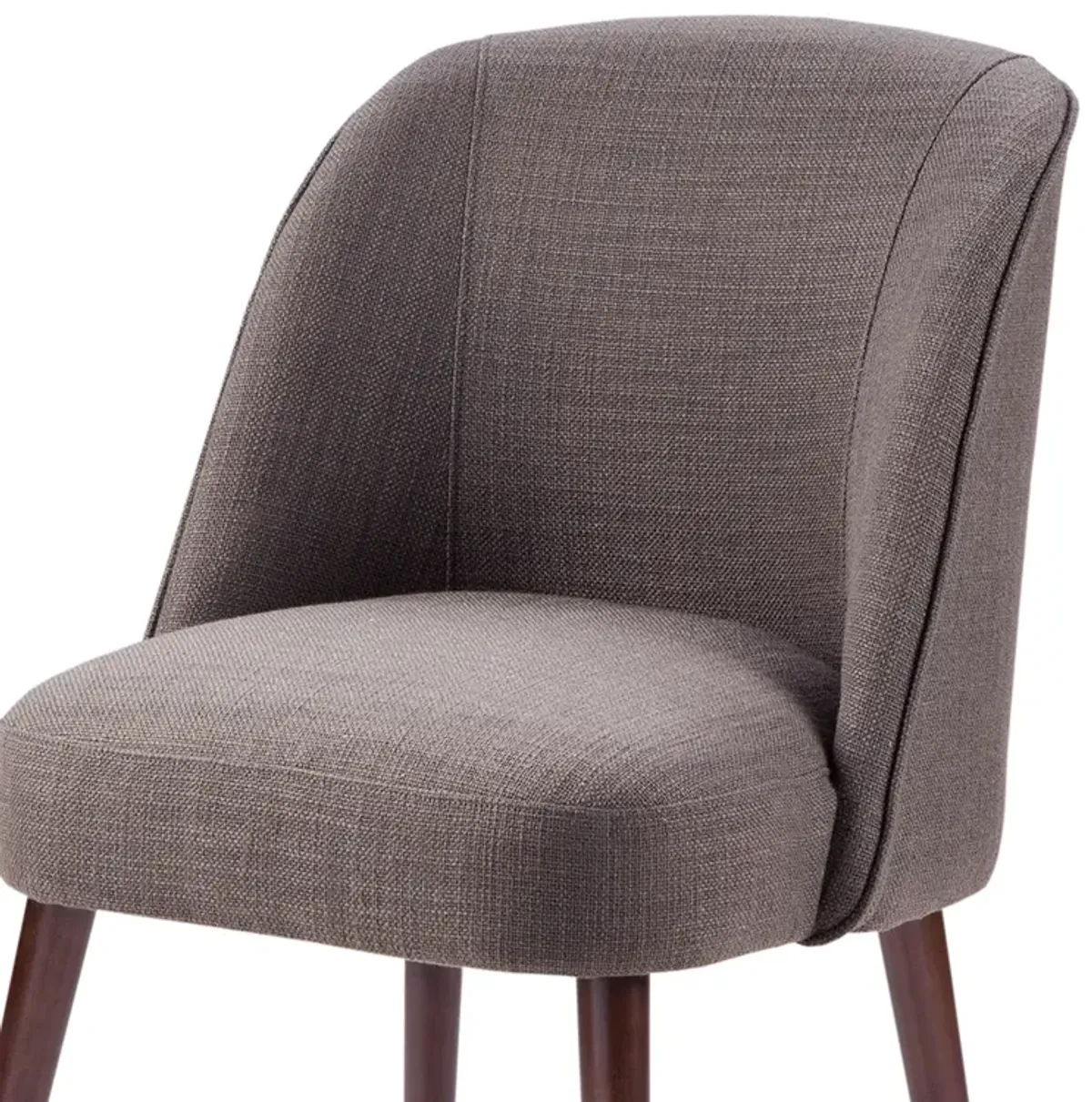 Madison Park Bexley Charcoal Rounded Back Dining Chair