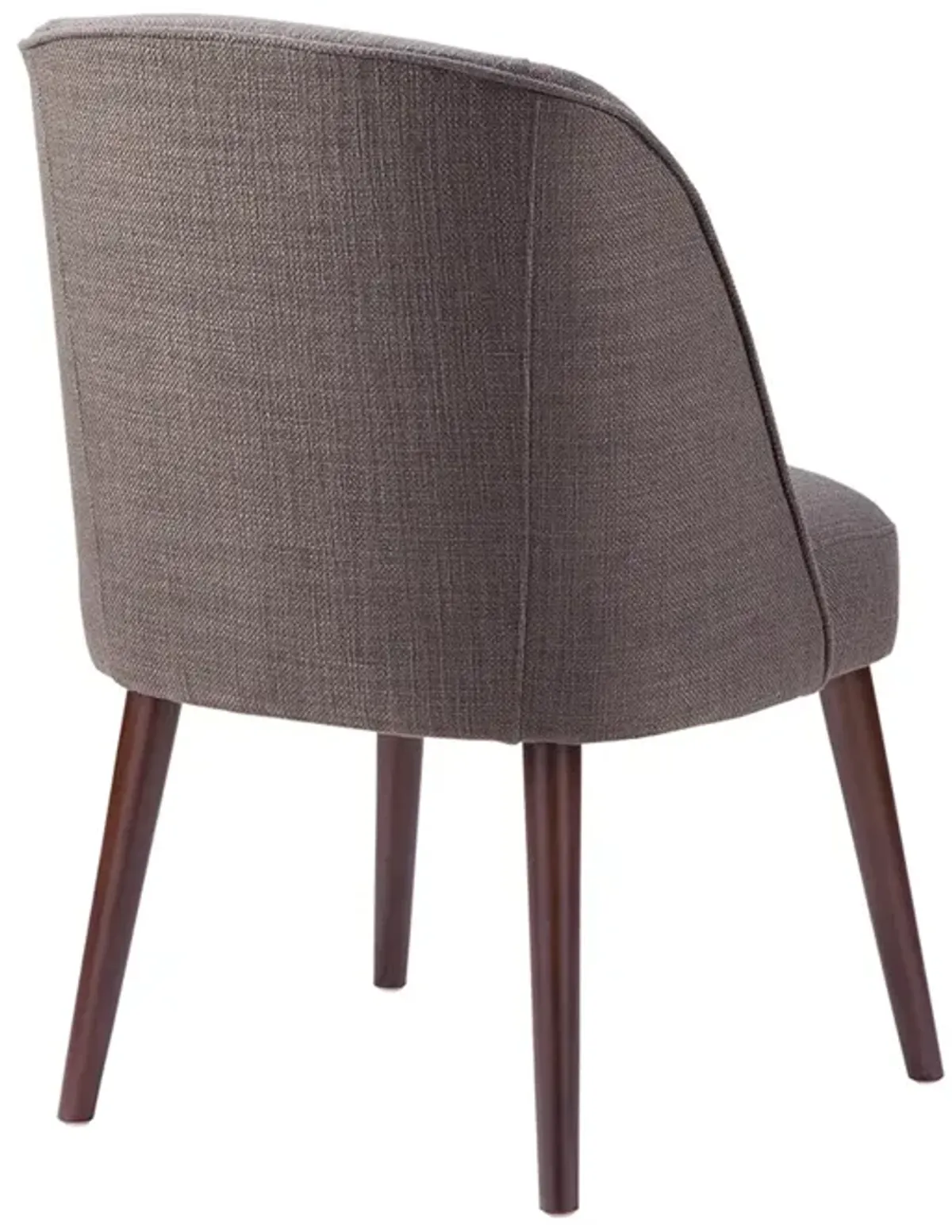 Madison Park Bexley Charcoal Rounded Back Dining Chair