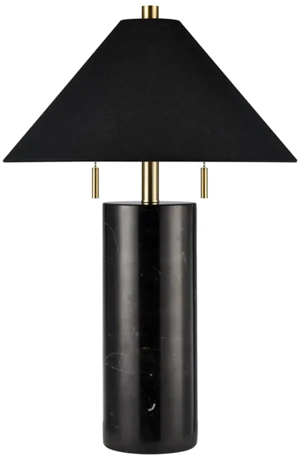 Blythe 26'' High 2-Light Table Lamp - Black - Includes LED Bulbs