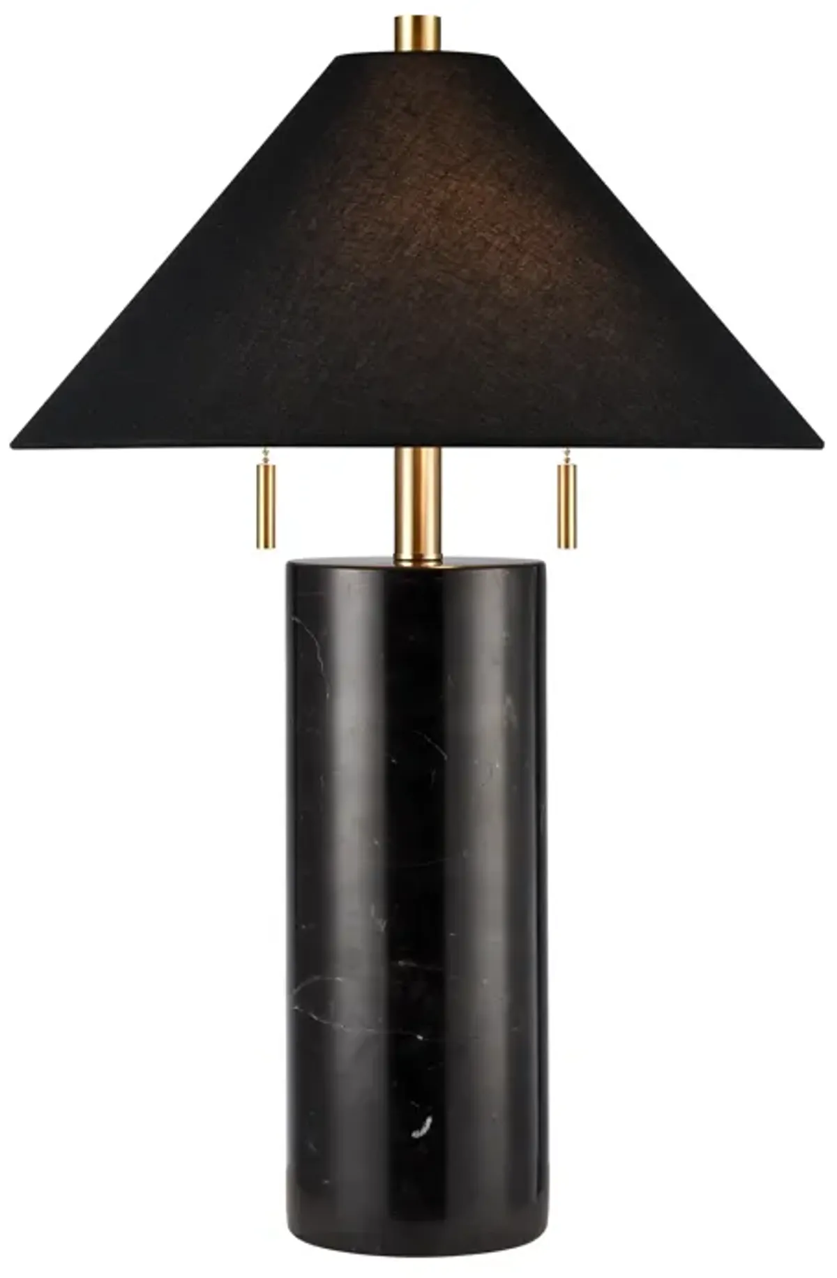 Blythe 26'' High 2-Light Table Lamp - Black - Includes LED Bulbs