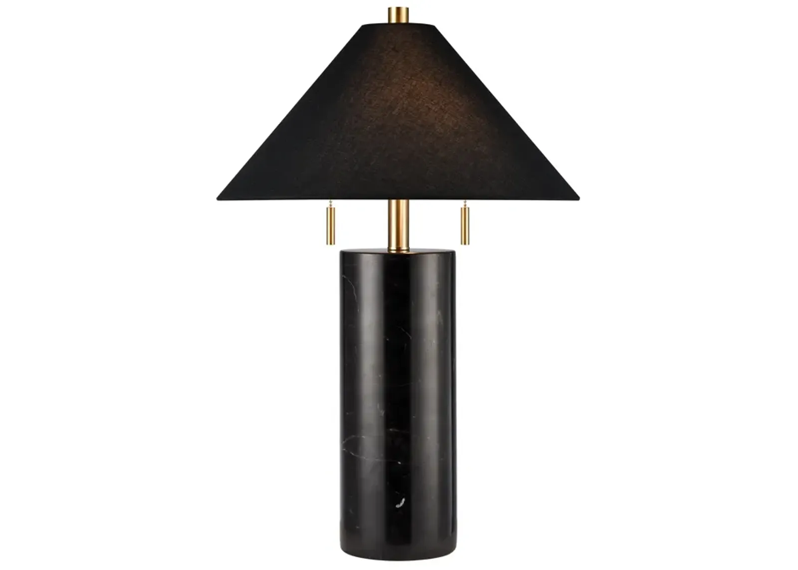 Blythe 26'' High 2-Light Table Lamp - Black - Includes LED Bulbs