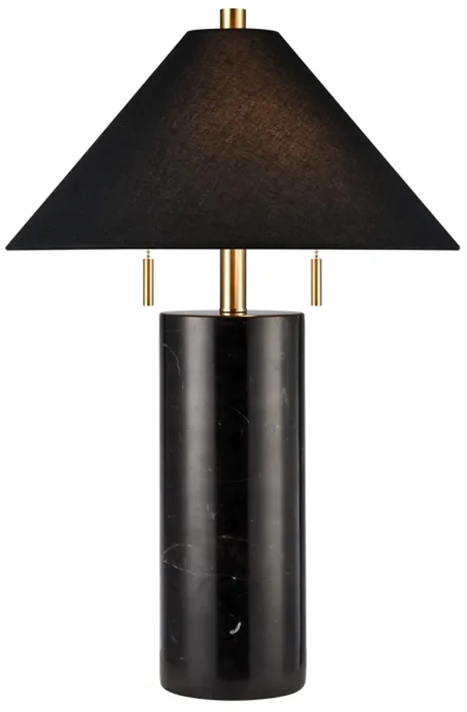 Blythe 26'' High 2-Light Table Lamp - Black - Includes LED Bulbs