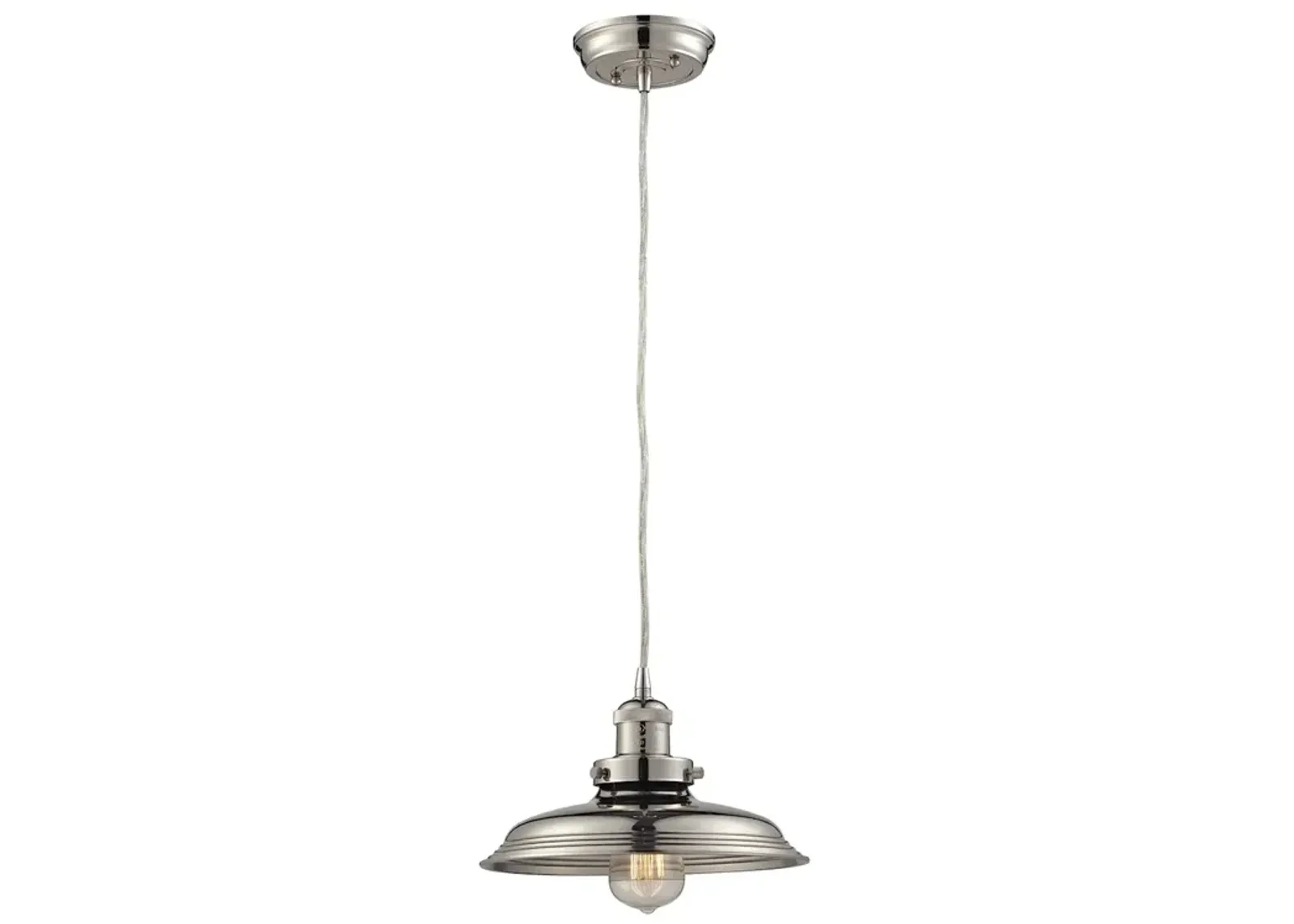 Newberry 1-Light Mini Pendant in Polished Nickel