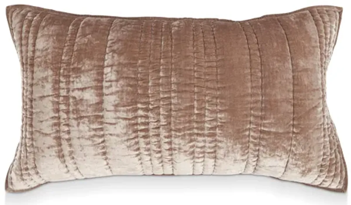 Maya Velvet Desert Taupe Sham