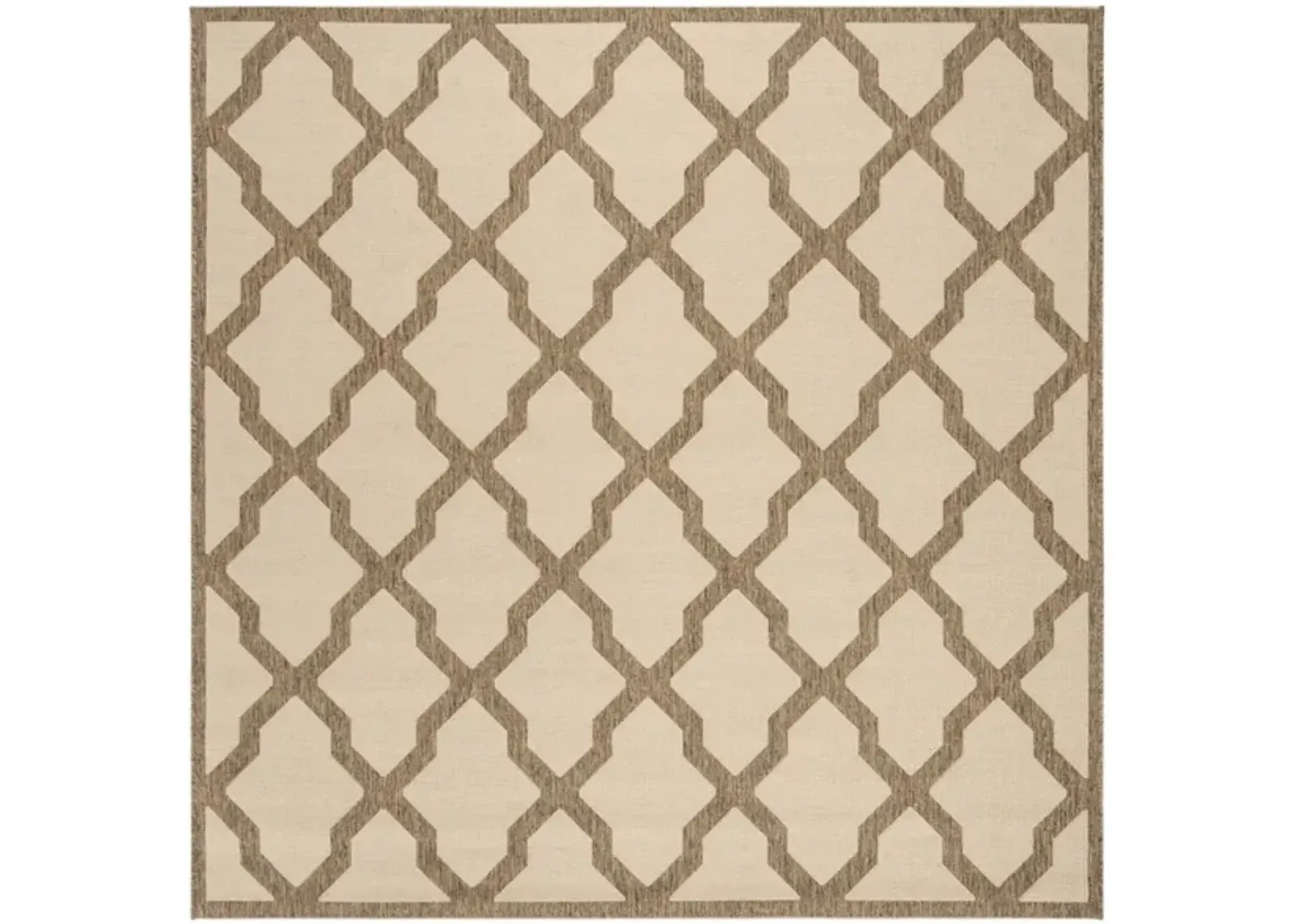 Safavieh BEACH HOUSE Collection BHS122C-6SQ Cream / Beige 6'-7" X 6'-7" Square