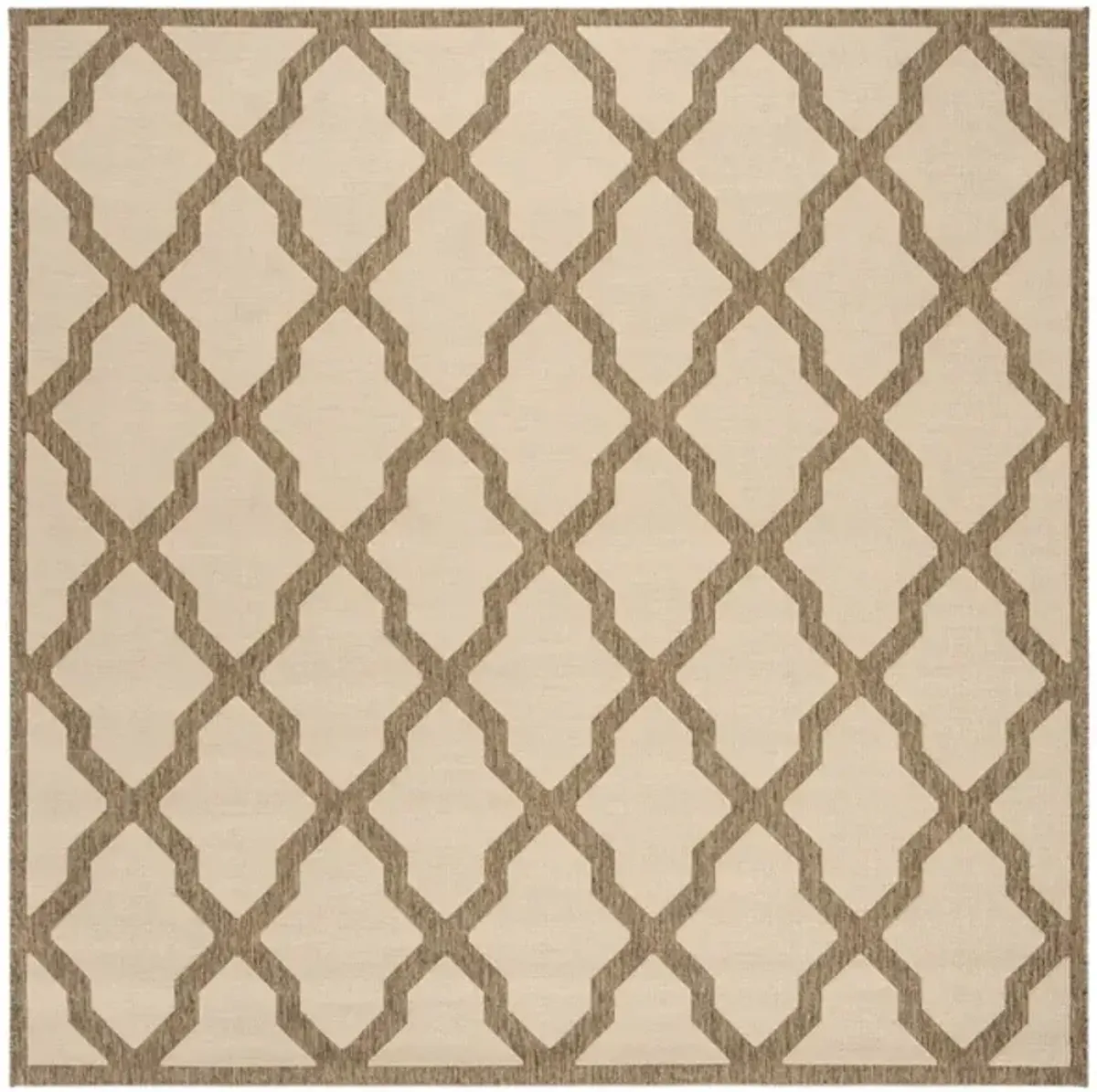 Safavieh BEACH HOUSE Collection BHS122C-6SQ Cream / Beige 6'-7" X 6'-7" Square