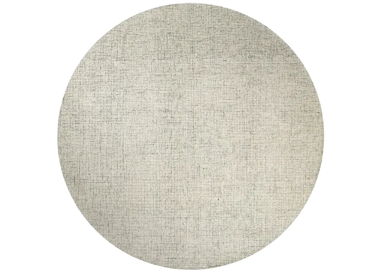 Brindleton Beige/Ivory Tweed Wool 8' x 8' Round Round  Rug