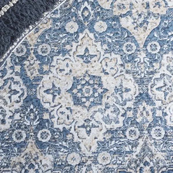 ORLANDO 752 BLUE  6'-7' x 6'-7' Square Square Rug