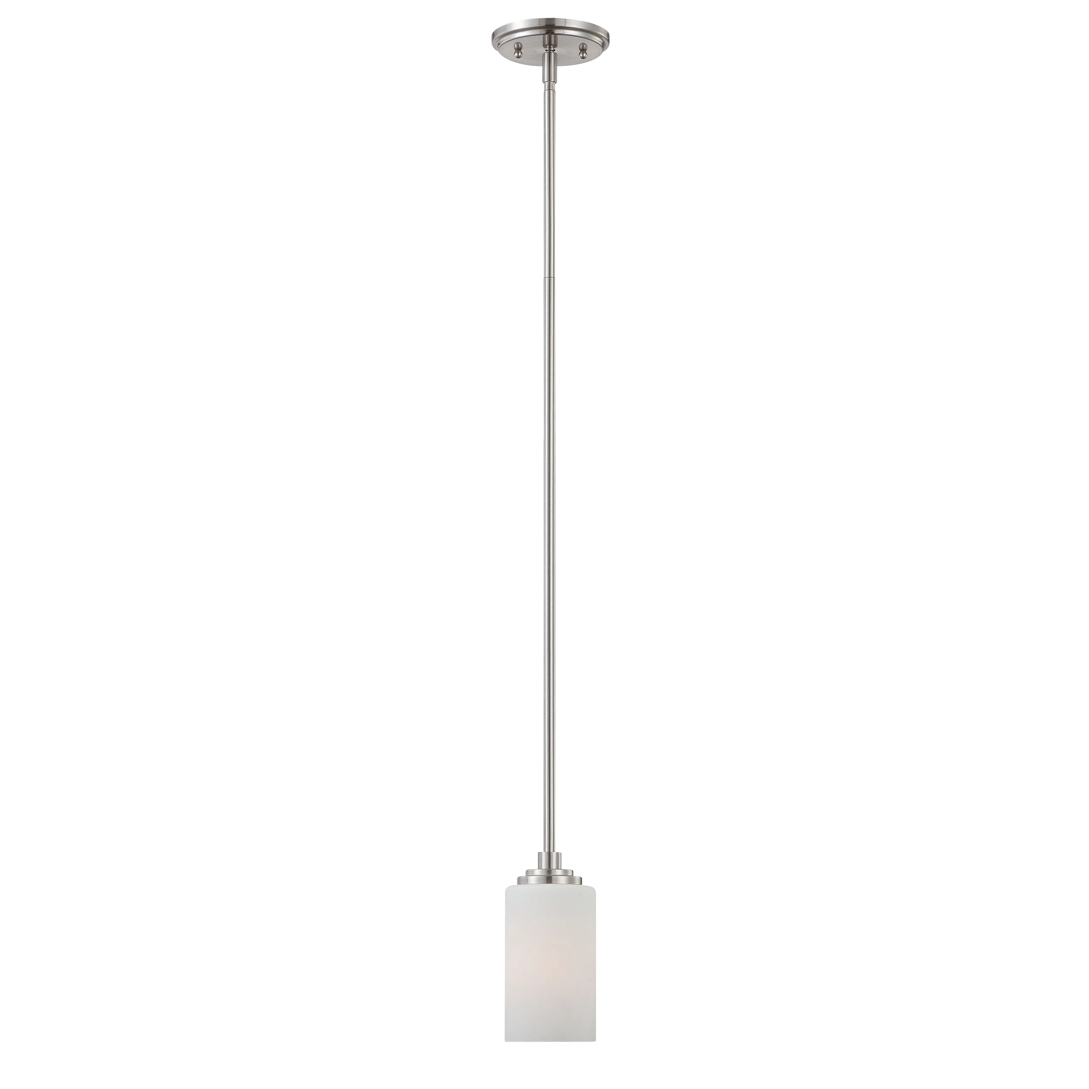 Pittman 5" Wide 1-Light Mini Pendant - Brushed Nickel