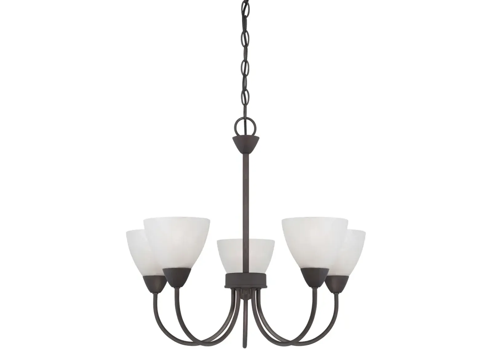 Tia 22.5" Wide 9-Light Chandelier - Painted Bronze