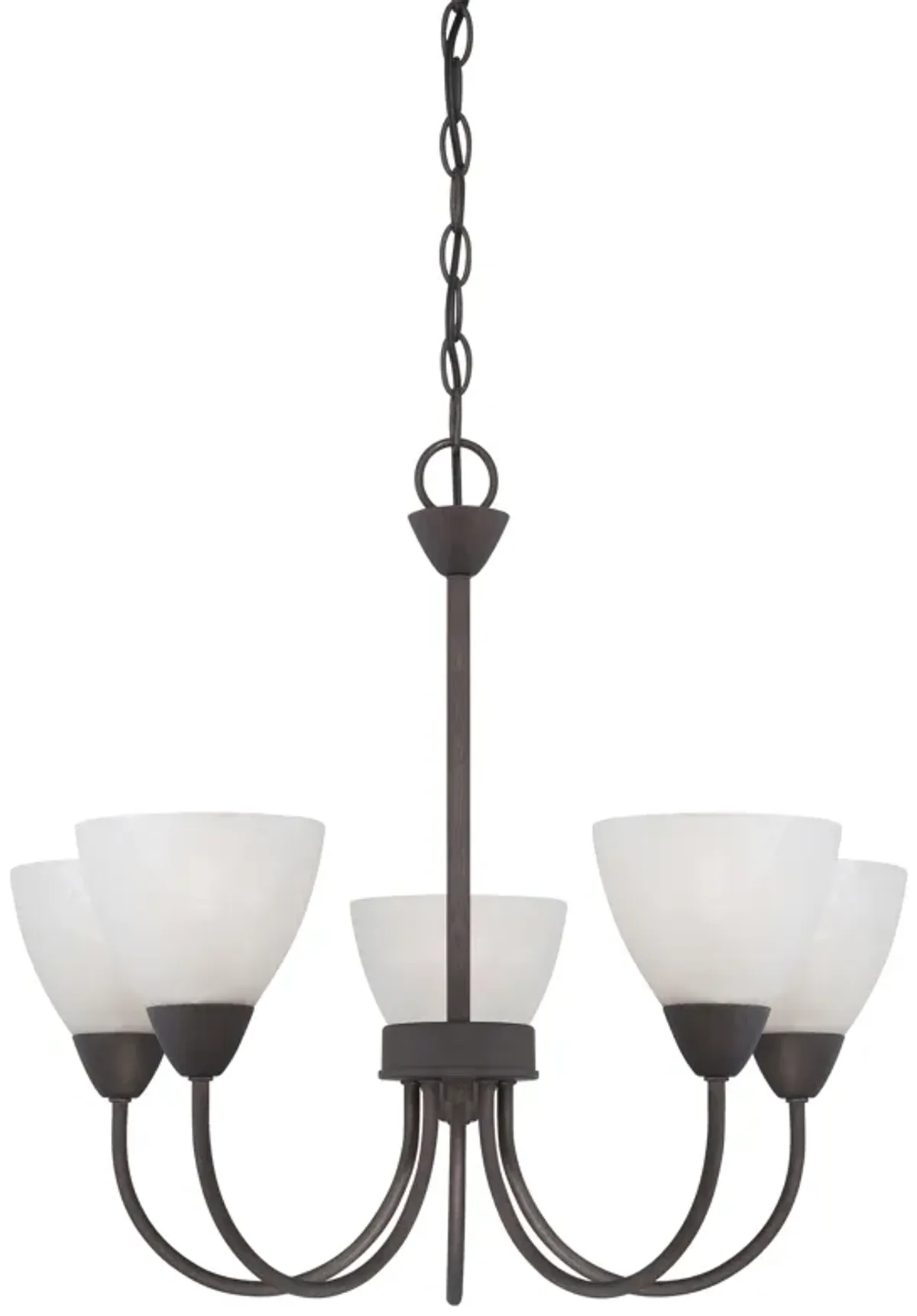 Tia 22.5" Wide 9-Light Chandelier - Painted Bronze