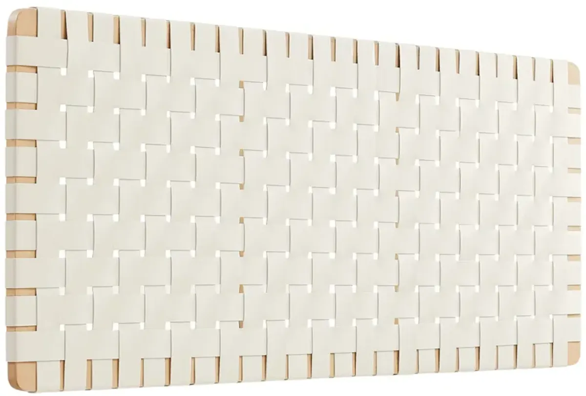 Sparta Weave Vegan Leather Full Headboard by Modway