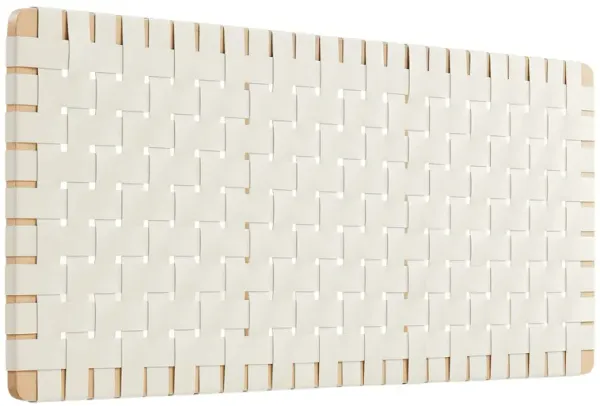 Sparta Weave Vegan Leather Full Headboard by Modway