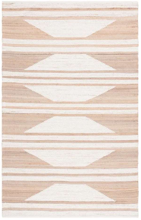 NATURAL FIBER Hand Woven 4' x 6' area rug